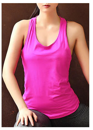 Casual Sleeveless Women Yoga Shirts