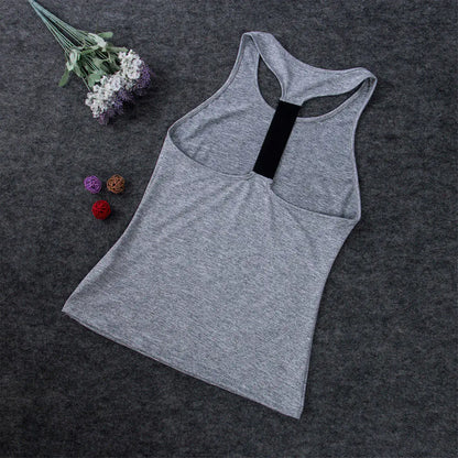 Casual Sleeveless Women  Yoga Shirts