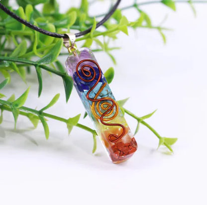 Rainbow Chakra Energy Necklace